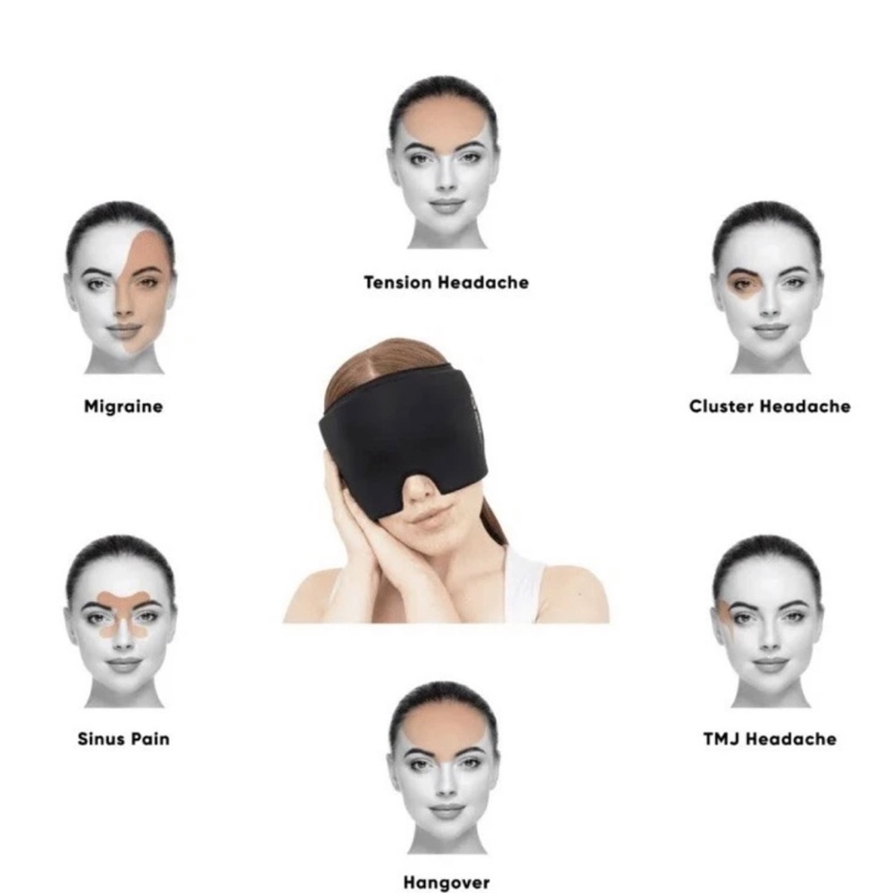 Copper Compression CopperFreeze Migraine Mask- Relief, Headaches & Puffy Eyes🔥 - Picture 7 of 11